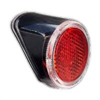 1 Red LED Bicycle Rear Light Fir on Fender with Solar Energy Rechargeable(HLT-014)