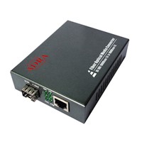 ADRA Gigabit Ethernet Media Converter 10/100/1000M to 1000M with SFP Port 0~120KM