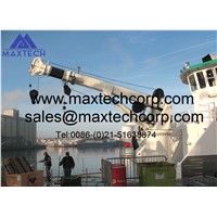 Bulk Cargo Telescopic Boom Marine Crane Deck Crane