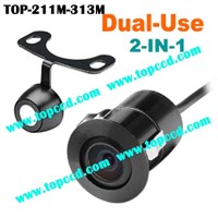 Car Backup Camera 2-in-1 18.5mm Flush Mount &amp;amp; 2 Brackets Mount from Topccd (TOP-211M-313M)