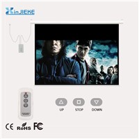 Remote Control Electric Projection Screen, Motorized Projector Screen
