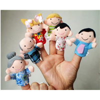 Funny Plush Animal Kids Finger Puppet