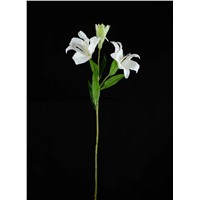 Real Touch White / Pink Artificial Perfume Lily
