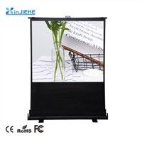 Portable Front Projection Floor Stand Pull up Projector Screen