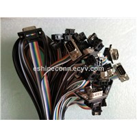 Equivalent Tyco TE 1-1658528-1 Cable to DB9 Ribbon Cable to Computer PCB