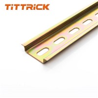 Tittrick 1.4&amp;quot;(35mm) Standard Steel Zinc Plating Slotted Electrical Steel DIN Rail