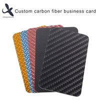 Custom Waterproof 3K Carbon Fiber Business Cards Glossy Matte Carbon Fibre Card