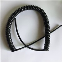 Flexible Spring Spiral PUR Cable