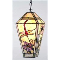 10&amp;quot; Lantern Stained Glass Lamp (W 18*37cm)