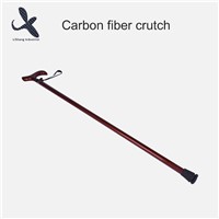 Ultralight Carbon Fiber Hiking / Walking Trekking Anti Shock Crutch Poles Alpenstock