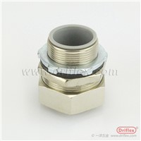 Liquid Tight Flexible Conduit Nickle Plated Brass Straight Connector