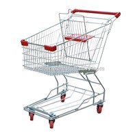 Trolley Stainless Steel Shopping Cart Supermarket Trolley Shopping Mall