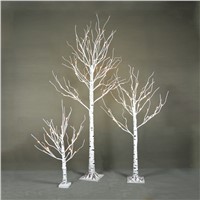 LED Artifical Tree LED Outdoor Christmas Tree Light 210CM 120L Outdoor White Birch Tree