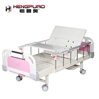 Durable Medical Equipment Manual Adjustable Disabled Nursing Bed for Sale