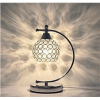 Modern Simple Crystal Creative Bedroom or Dining Room or Living Room Lamp, Romantic Warmth, Can Serve as a Gift