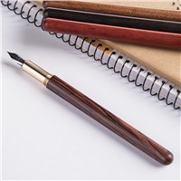 Red Wood &amp;amp; Rosewood Pen Brass Signature Neutral Wood Gift Custom