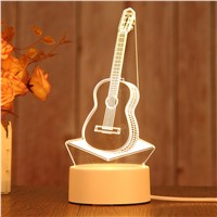 Creative 3D Bedroom Decoration LED Night Light, Can Be as a Birthday Gift, Logo Custom