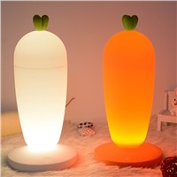 Creative Carrot Children's Bedside Eye Lamp, Environmental Protection Material ABS, Touch Switch