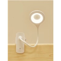 Charging LED Eye Protection Lamp, Clamp Bedside Dormitory Lamp Live Artifact.