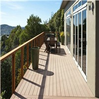 Landscape Square Anti UV Outdoor Composite Board Deep Embossing WPC Decking Floor