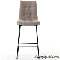 Inch Fabric Bar Stools Stainless Steel Chair