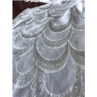 Pure Silk Lurex Blend Garment &amp;amp; Home Textile Fabric 50%Silk 50%Lurex Dyed Silk