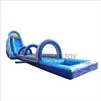 Summer Water Park Adult 0.55mm PVC Inflatable Slip &amp;amp; Slide Water Slide
