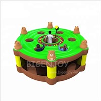 New Design Funny Inflatable Sport Game Combo Bouncer Human Whack a Mole Inflatable Games