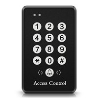 Standalone RFID Reader Access Control Keypad, Wiegand, 2000 User, Door Access,125khz, 13.56mhz, Black Color