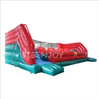 Kids Adults Team Building Sports Big Baller Wipe Out Inflatable Obstacle Course Big Balls Challenge Bouncer Games
