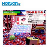 Popular Projection Game Wall Landslide Interactive Ball Pool Games AR Interactive Playground Kids