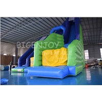 Inflatable Slide with Pool &amp;amp; Dry Mat Stunt Jump Zero Shock Jumping Bag