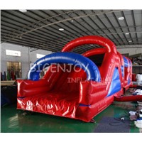 Guangzhou Manufacturer Inflatable Obstacle Course with Cover