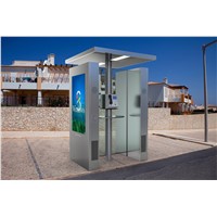 55&amp;quot;Payphone Advertising Module Outdoor LCD DIGITAL SIGNAGE Player Display HD 1080P Brightness Control