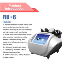 Body Slimming Face Wrinkle Removal RF Ultrasonic Machine RU+6
