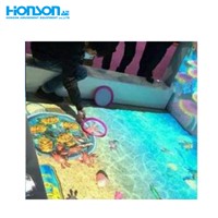 2019 Projector Magical Interactive Pleasure Beach Floor Projection Interactive Games