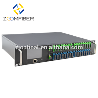 Optical Amplifier CWDM EDFA 16 Port with Touch Screen