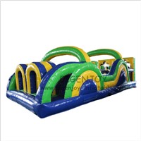 Manufacturer 15oc PVC Material Children Inflatable Playground Blow up Bounce Combo Obstacle Course