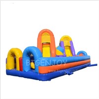 Amusement Park Use Commercial Backyard Kids Ultimate Race Challenge Games Cheap Inflatable Obstacle Course Equipment