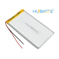 Hubats Rechargeable Lipo Battery Cell 3.7 V 8565113 10000mah Tablet Lithium Polymer Battery for Tablet DVD GPS Electric