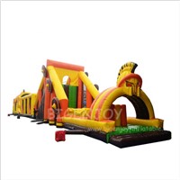 Indoor Outdoor Adult Kids Team Building Tunnel Race Climbing Challenge Bouncy Assault Course Giant Inflatable Obstacle c