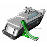 Customized Commercial Inflatable Yacht Water Slide for Yacht &amp;amp; Building