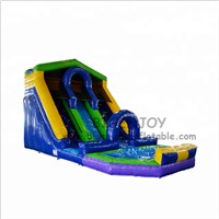 Factory Price Amusement Equipment Water Game Toys Children Inflatable Water Slide with Pool
