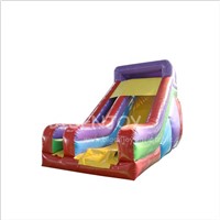 Cheap Commercial Rainbow Inflatable Kids Water Slide