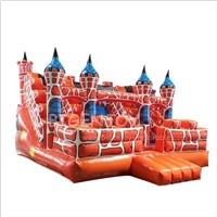 Children Kids Juegos Inflables Tobogan Big Cavalier Inflatable Bouncer Castle Slides