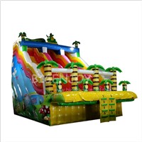 Colourful Inflatable Jungel Water Park Slides for Pool