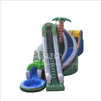 Marble Inflatable Bouncy Castle City Slide Factory Price Inflatable Water Slide