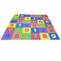 Odorless EVA Foam Alphabets & Numbers Puzzle Mat for Kids
