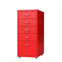 Metal Home Storage Cabinet Five Drawers
