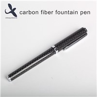 Luxury Real Carbon Fiber Fountain Pen, Signature Pen, Accept Customized Logo